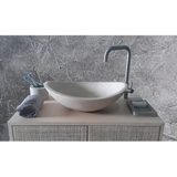 Oval Concrete Bathroom Vanity Wash Basin EF31 Stone and Rock