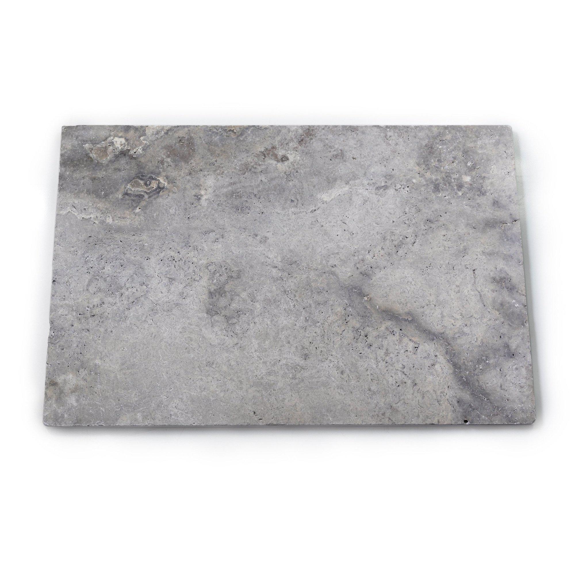 Tumbled Travertine Tile & Paver - French Set 12mm - Premium Silver Stone and Rock