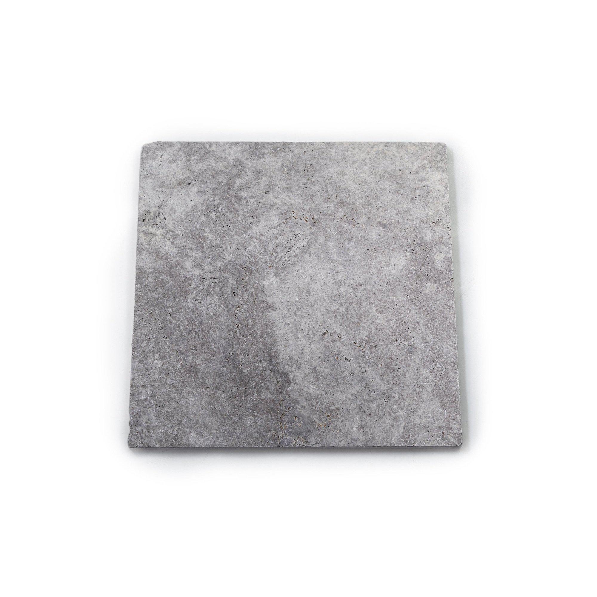 Tumbled Travertine Tile & Paver - French Set 12mm - Premium Silver Stone and Rock
