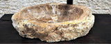Petrified Wood Stone Basins-Stone and Rock