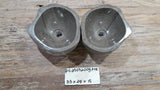 Handmade Natural Oval River Stone  Bathroom Basin TWIN SETS A & B RS 25072009