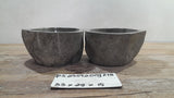 Handmade Natural Oval River Stone  Bathroom Basin TWIN SETS A & B RS 25072009