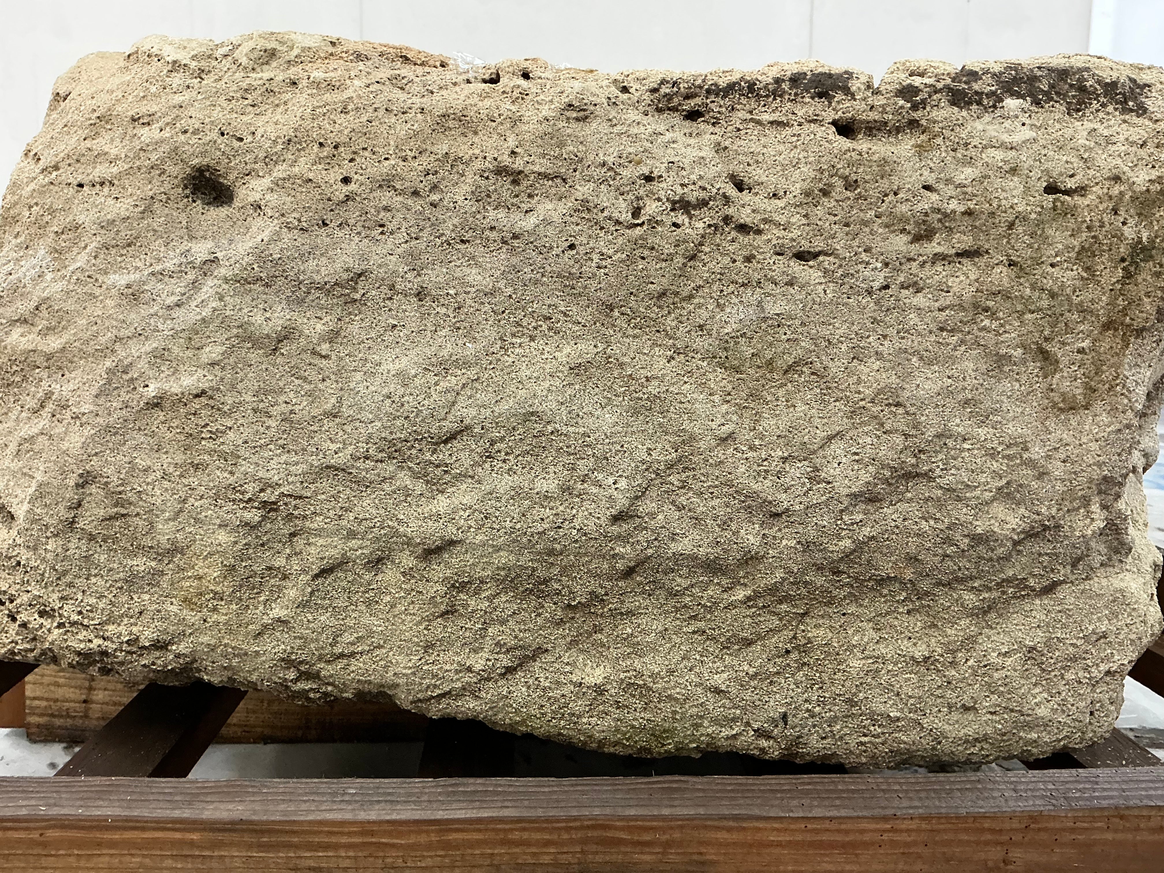 Hand Chiselled Limestone Planter Pot - 240902 - 86x86x47cm