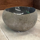 Handmade Natural Oval River Stone  Bathroom Basin  RVS2310023