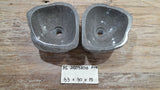 Handmade Natural Oval River Stone  Bathroom Basin TWIN SETS A & B RS 25072019