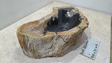 Natural Handmade Petrified Wood Basin - FSB506001