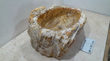 Natural Handmade Petrified Wood Basin - FS2306002