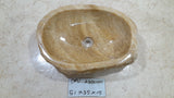Natural Handmade Onyx Stone Bathroom Basin - ON506001