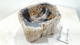 Natural Handmade Petrified Wood Basin - FSB506005