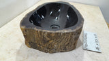 Natural Handmade Petrified Wood Basin - FSB406002