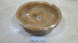 Natural Handmade Onyx Stone Bathroom Basin - ON506007