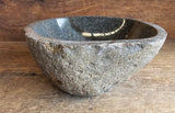 Handmade Natural Oval River Stone Bathroom Basin - RXS 2306022