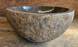 Handmade Natural Oval River Stone Bathroom Basin - RXS 2306002