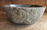 Handmade Natural Oval River Stone Bathroom Basin - RXS 2306007