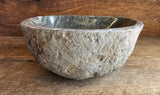Handmade Natural Oval River Stone Bathroom Basin - RXS 2306021