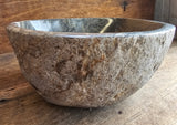 Handmade Natural Oval River Stone Bathroom Basin - RXS 2306021
