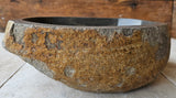 Handmade Natural Oval River Stone Bathroom Basin - RM 2306081