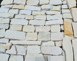Natural Stone Wall Cladding Free Form - Loose - White Sandstone Random