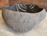 Handmade Natural Oval River Stone Bathroom Basin - RVM 2212105