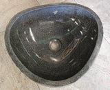 Handmade Natural Oval River Stone  Bathroom Basin  RM2310018