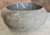 Handmade Natural Oval River Stone  Bathroom Basin  - RVM  2310030