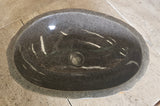 Handmade Natural Oval River Stone  Bathroom Basin  - RM  2310121