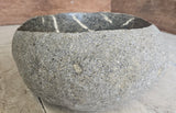 Handmade Natural Oval River Stone  Bathroom Basin  - RVM  2310017