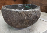 Handmade Natural Oval River Stone  Bathroom Basin  RM 2310153
