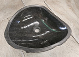 Handmade Natural Oval River Stone  Bathroom Basin  RM 2310166