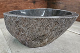 Handmade Natural Oval River Stone  Bathroom Basin  RM 2310166