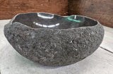 Handmade Natural Oval River Stone  Bathroom Basin  RVS 2310022