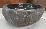 Handmade Natural Oval River Stone  Bathroom Basin  RM 2310071