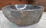 Handmade Natural Oval River Stone  Bathroom Basin  RM 2310064