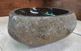 Handmade Natural Oval River Stone  Bathroom Basin  RS 2310001