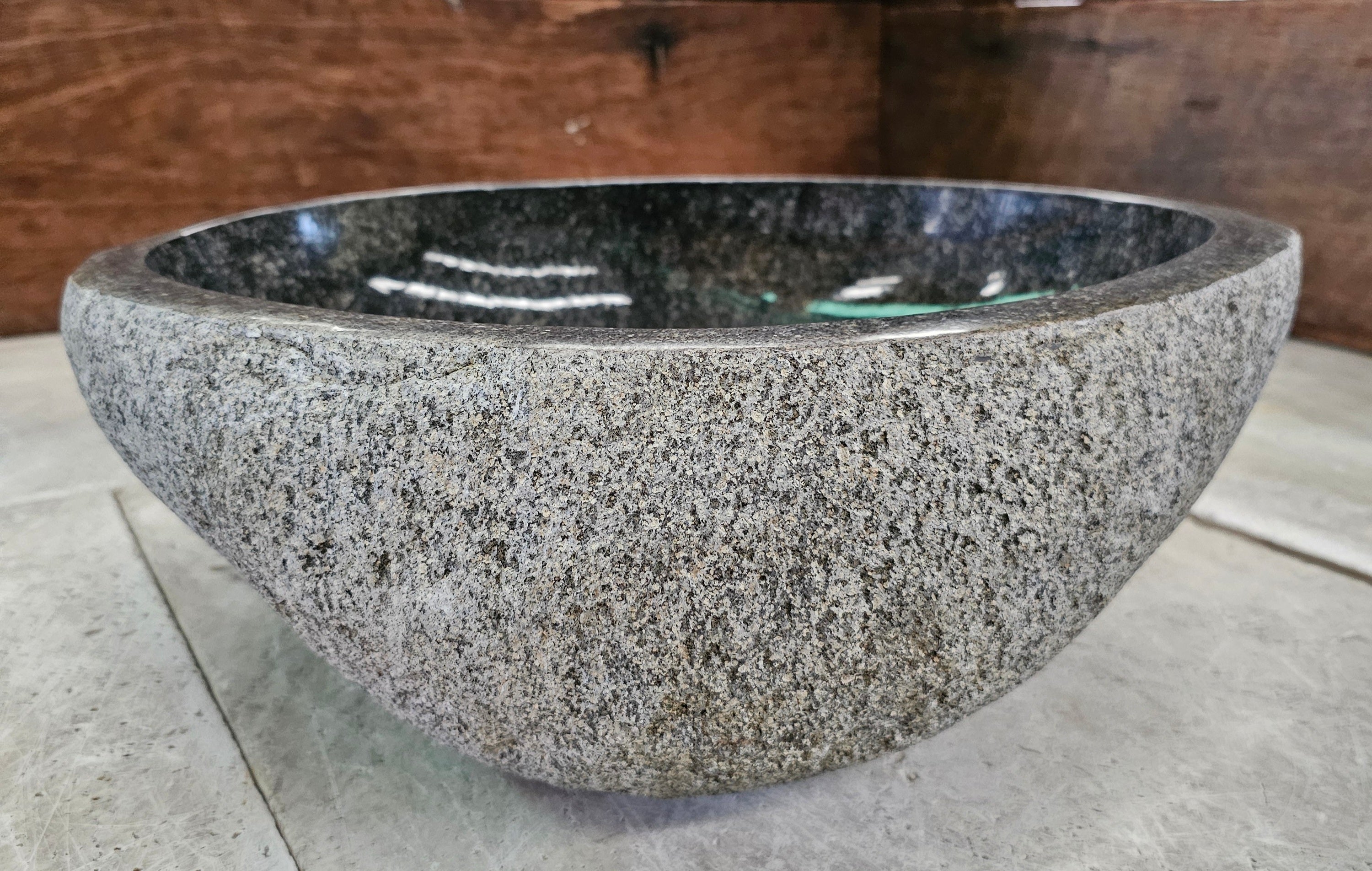 Handmade Natural Oval River Stone  Bathroom Basin  RM 2310034