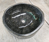 Handmade Natural Oval River Stone  Bathroom Basin  RM 2310034