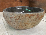 Handmade Natural Oval River Stone  Bathroom Basin  RS 2310011