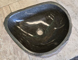 Handmade Natural Oval River Stone  Bathroom Basin  RS 2310005