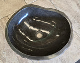 Handmade Natural Oval River Stone  Bathroom Basin  RM 2310101
