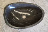 Handmade Natural Oval River Stone  Bathroom Basin  RM 2310010