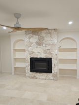 European Stone Wall Cladding Free Form Loose Stone - Travertine Classic