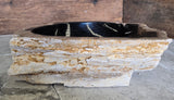 Natural Handmade Petrified Wood Basin - FSB 231005