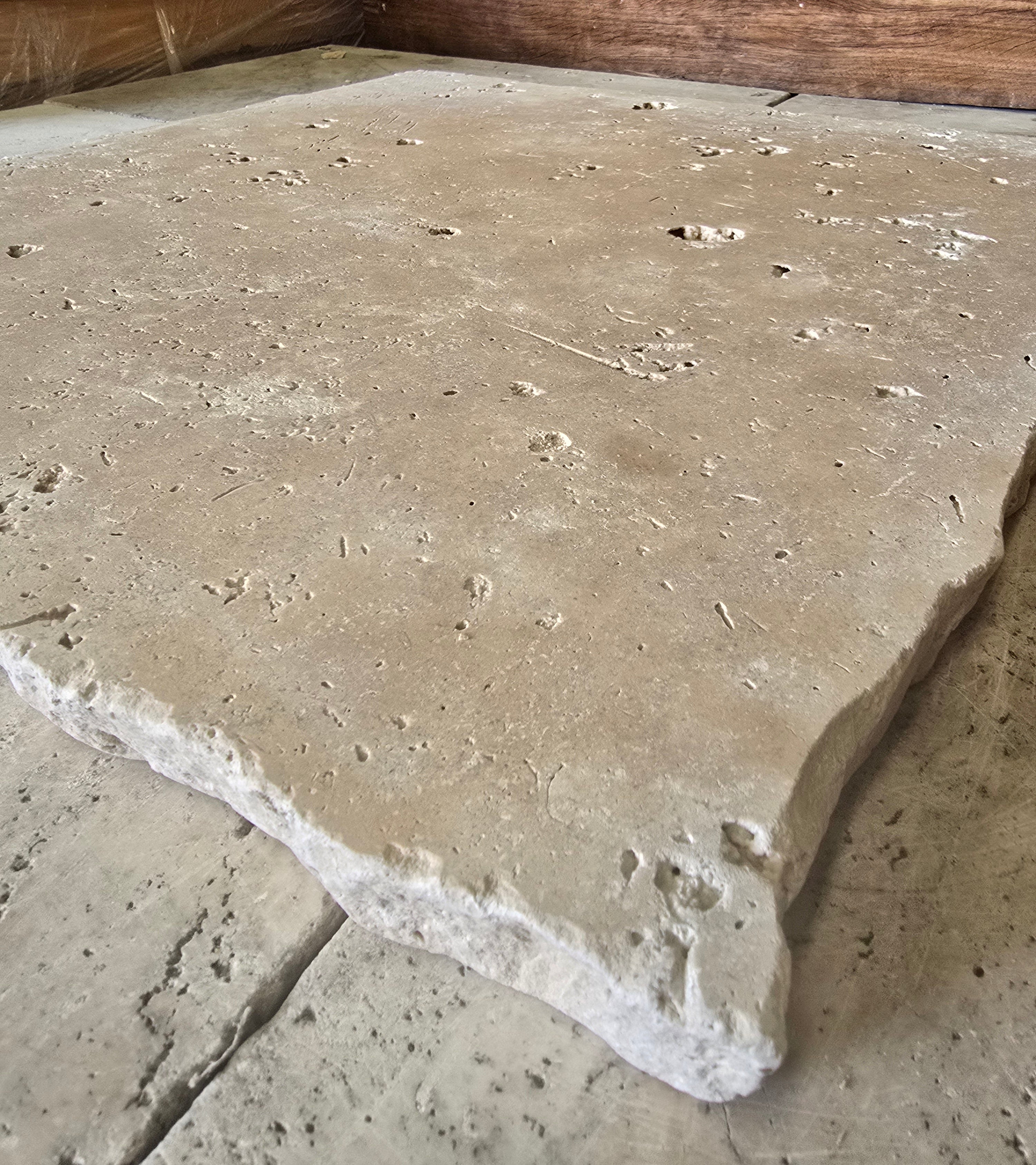 Classic Travertine Stepping Stones