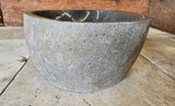 Handmade Natural Oval River Stone  Bathroom Basin  RL 2310060