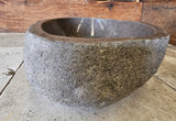 Handmade Natural Oval River Stone  Bathroom Basin  RL 2310022