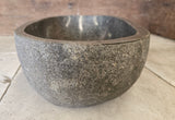 Handmade Natural Oval River Stone  Bathroom Basin  RM 23100789