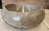 Handmade Natural Oval River Stone  Bathroom Basin  PHS 23100877