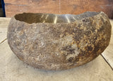 Handmade Natural Oval River Stone  Bathroom Basin  PHS 23100877