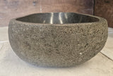 Handmade Natural Oval River Stone  Bathroom Basin  RS 2409002