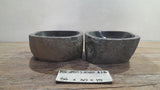 Handmade Natural Oval River Stone  Bathroom Basin TWIN SETS A & B RS 25072020